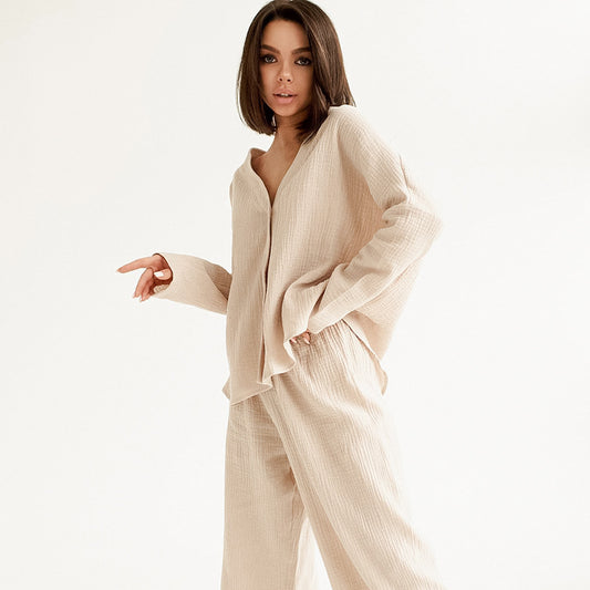 Loose Classic Long Sleeve Lounge Set