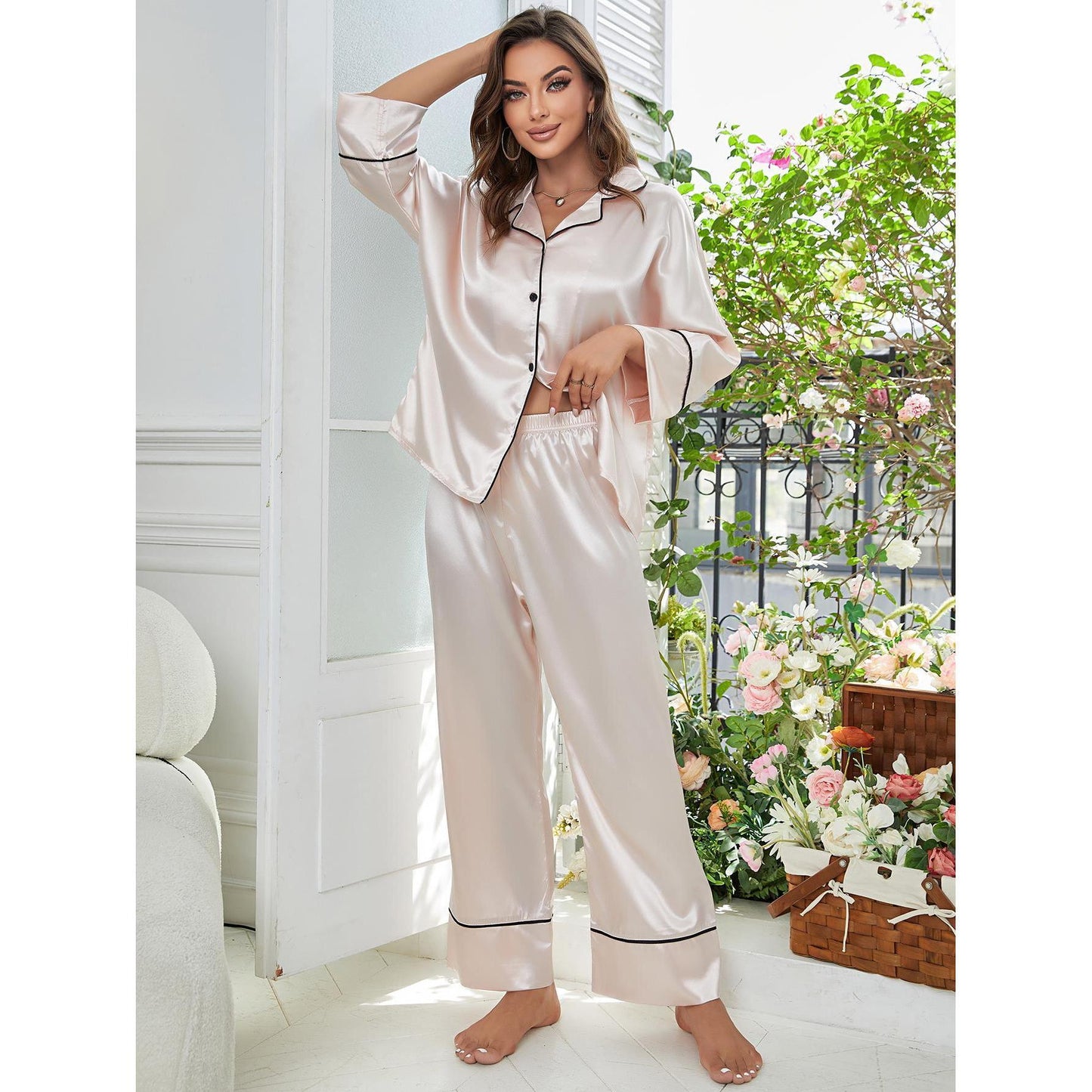 Classic Champagne Pajama Set