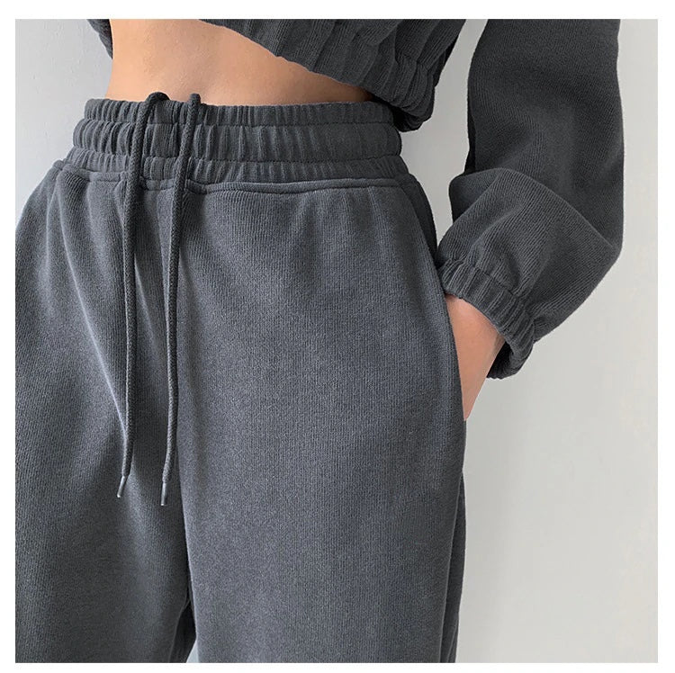 Baggy High Rise Drawstring Joggers