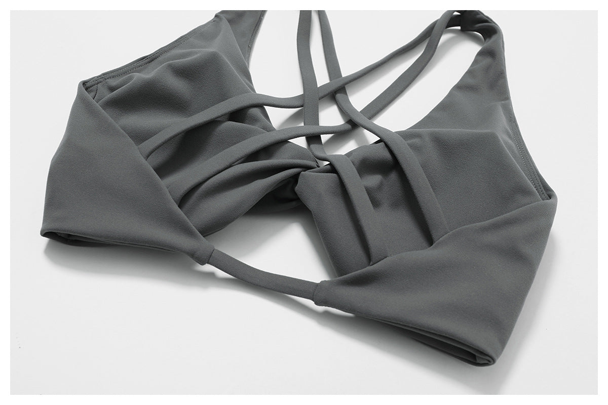 Twisted Crossback Sports Bra