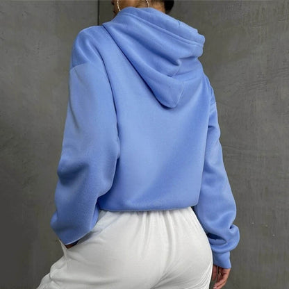 Casual Drawstring Sweatshirt