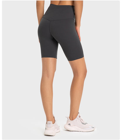 Mid-Length Shorts With Crossover Waist