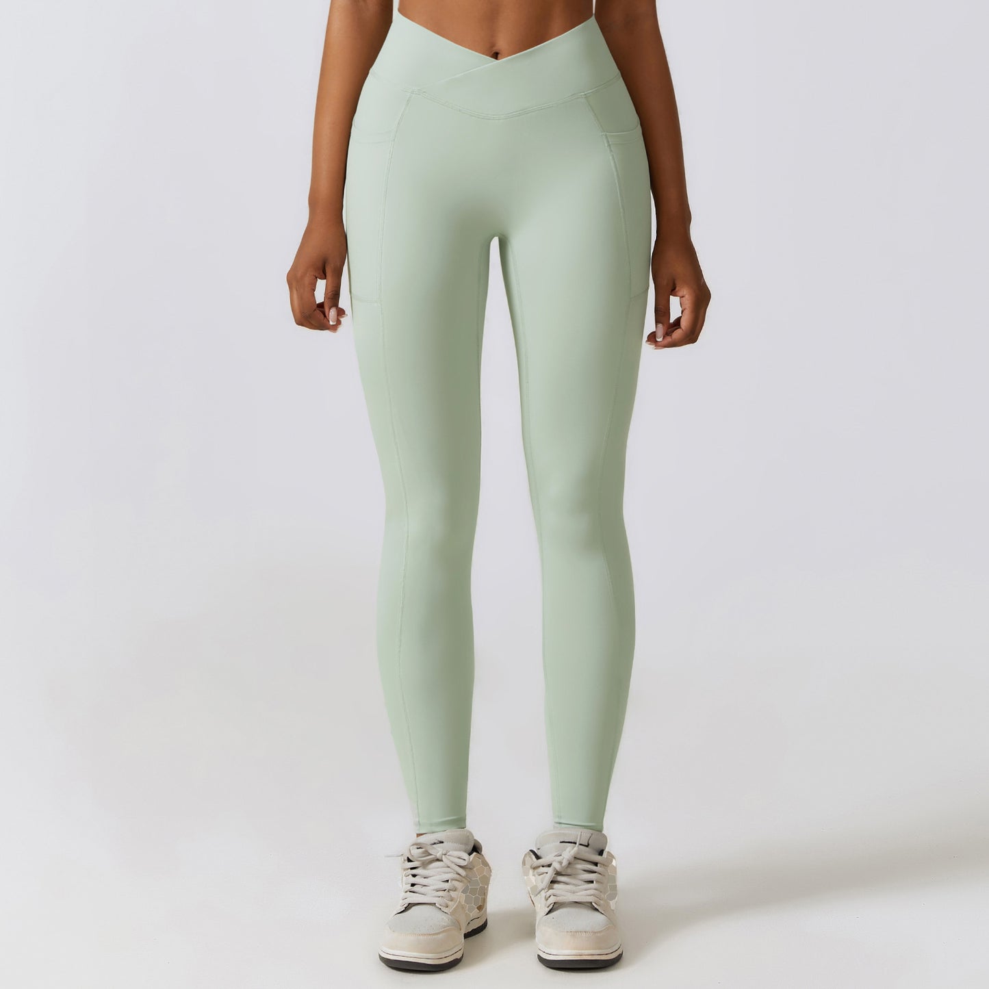 Crossover High waisted Slim Dream Leggings With Pockets