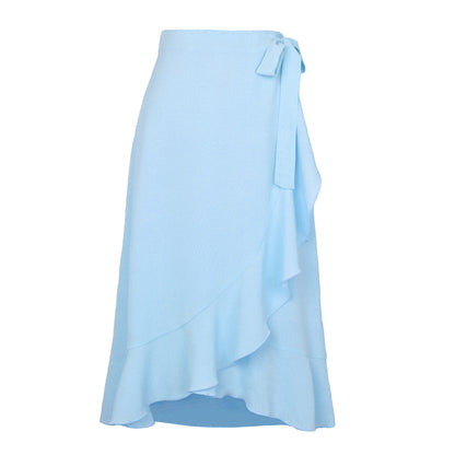 Long Elegant Ruffled Skirt