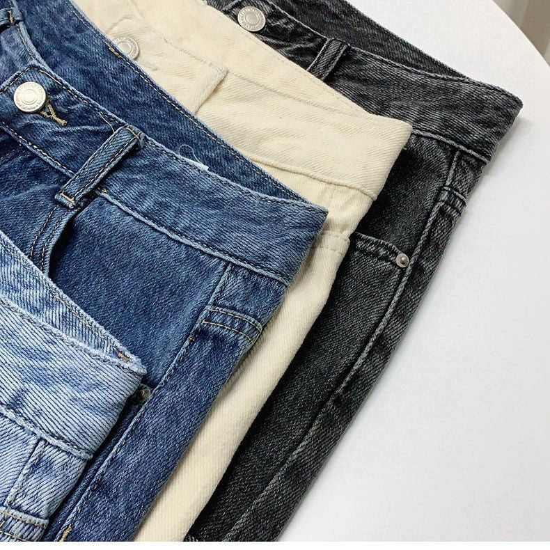 Denim Vintage Basic High Waist Shorts