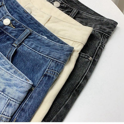 Denim Vintage Basic High Waist Shorts