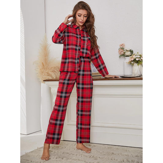 Classic Plaid Pajama Set