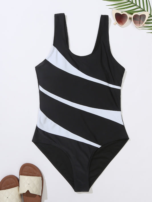 One Piece Full Coverage Bathing Suit