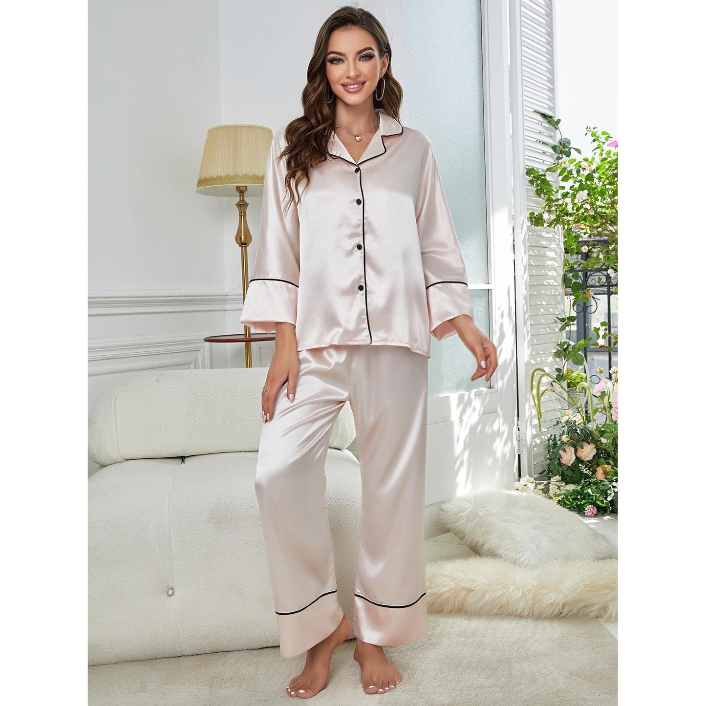 Classic Champagne Pajama Set