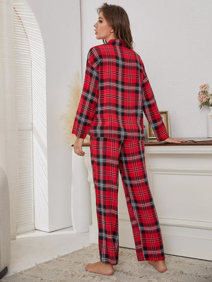 Classic Plaid Pajama Set