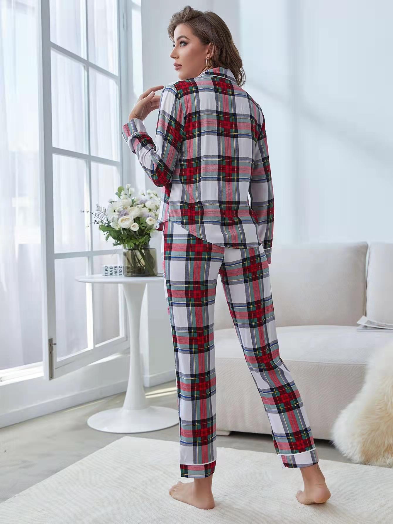 Classic Plaid Pajama Set