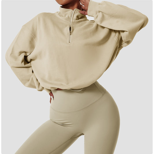 Breathable Half Zip Long Sleeve Pullover