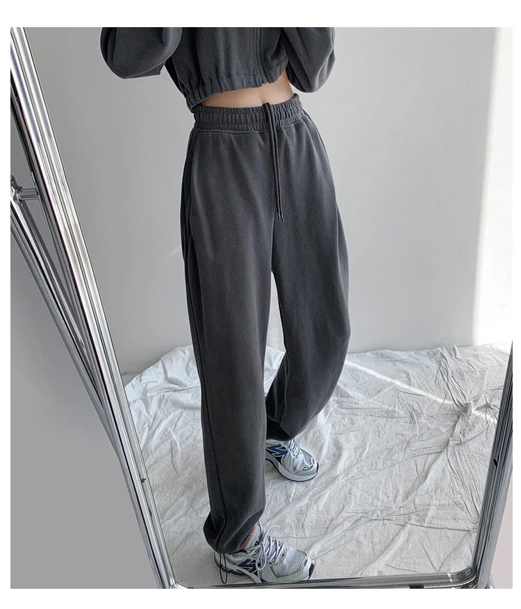 Baggy High Rise Drawstring Joggers