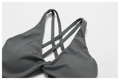 Twisted Crossback Sports Bra