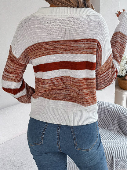 Striped Casual Sweater