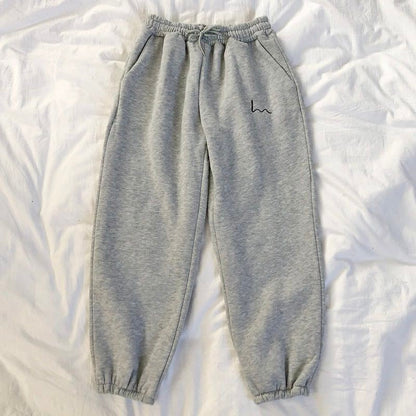 Basic Elastic Drawstring Joggers