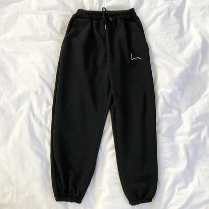 Basic Elastic Drawstring Joggers