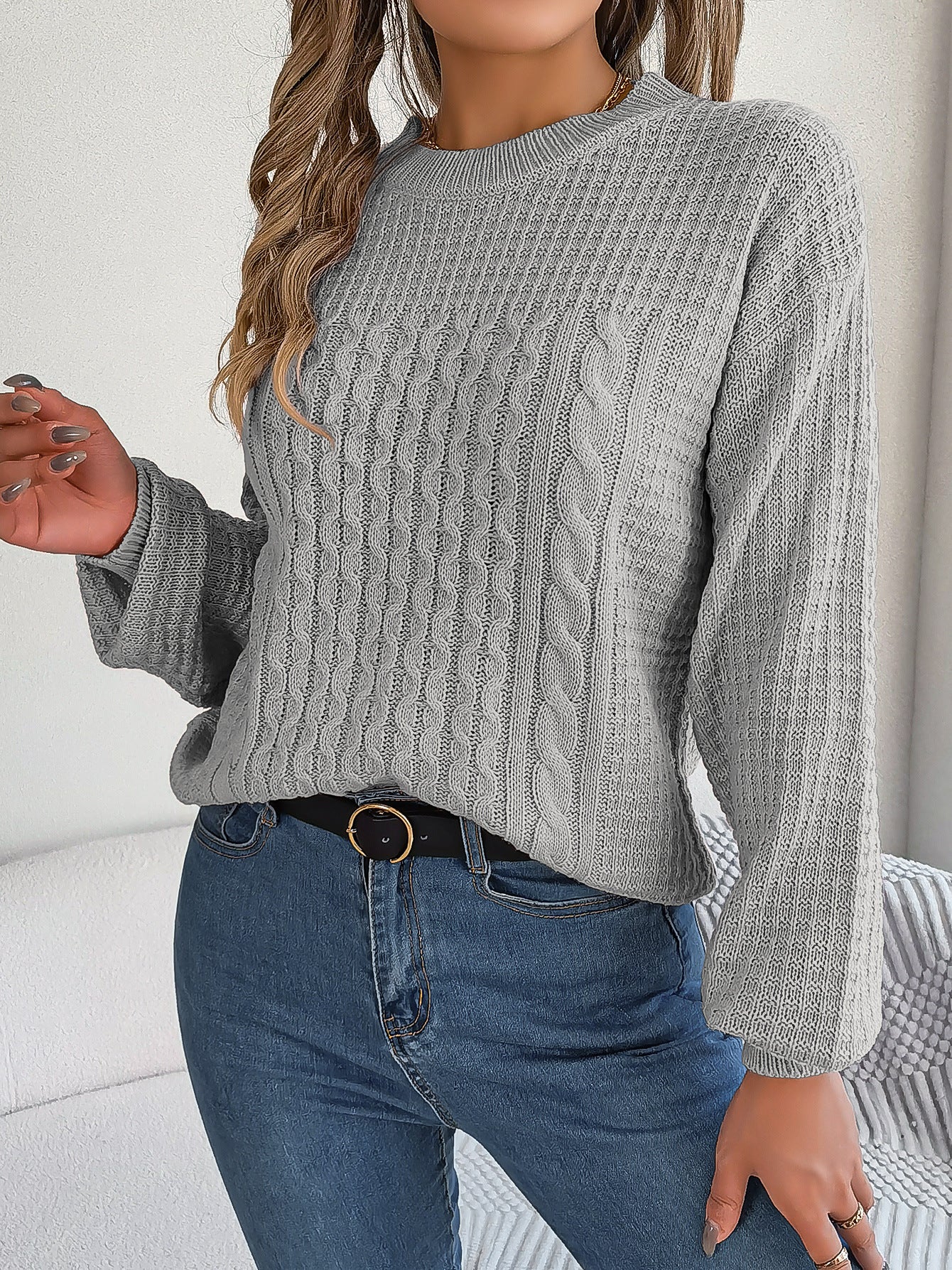 Casual Textured Sweater