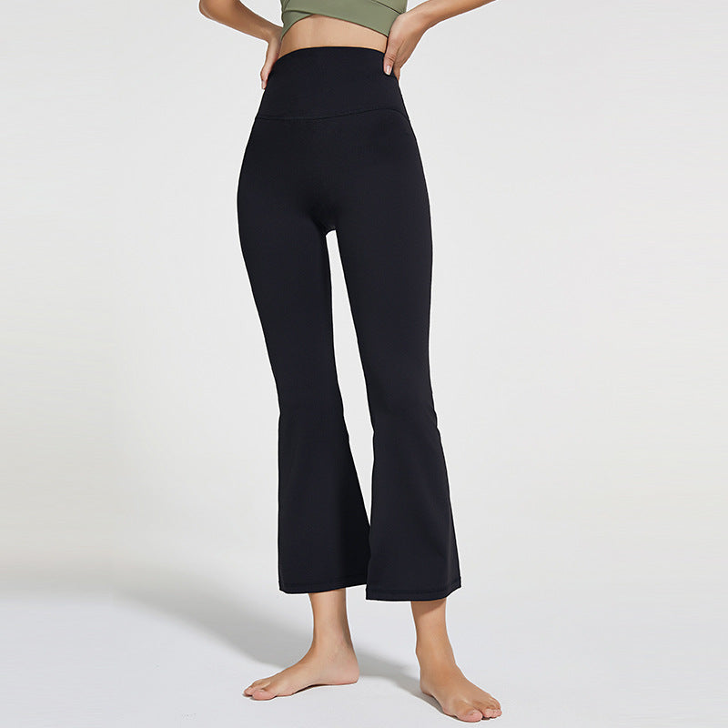 Flattering High Waisted Bell Bottoms Yoga Pants