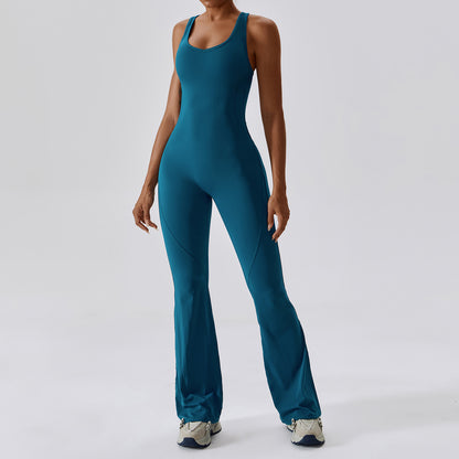 Flattering Flare Halter Jumpsuit