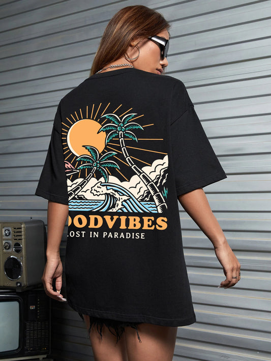 Goodvibes Lost In Paradise Oversize T-shirt