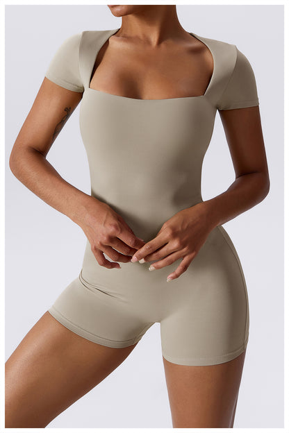 Light Weight Square Neck Romper