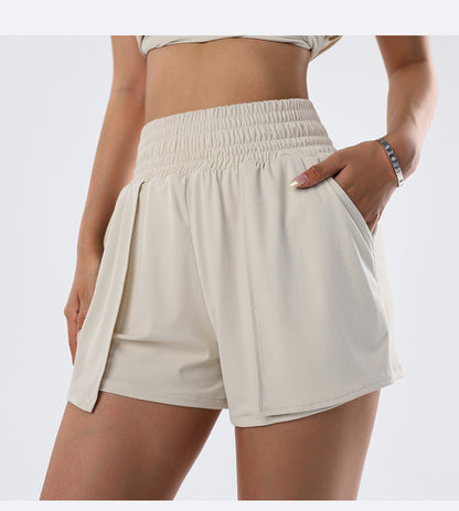 High Waisted Shorts With Built In Coverage Shorts