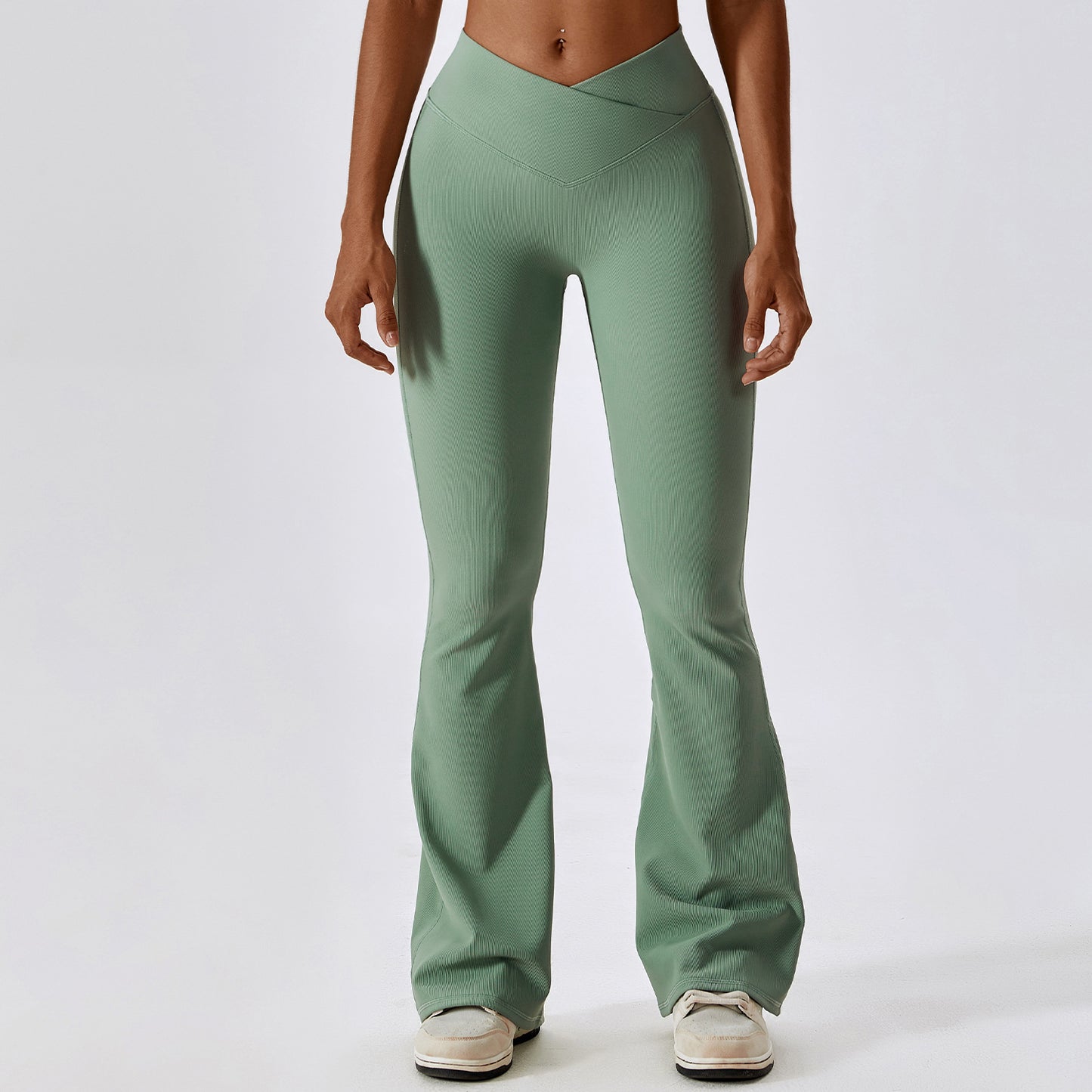 Flare High Waisted Crossover Dream Leggings