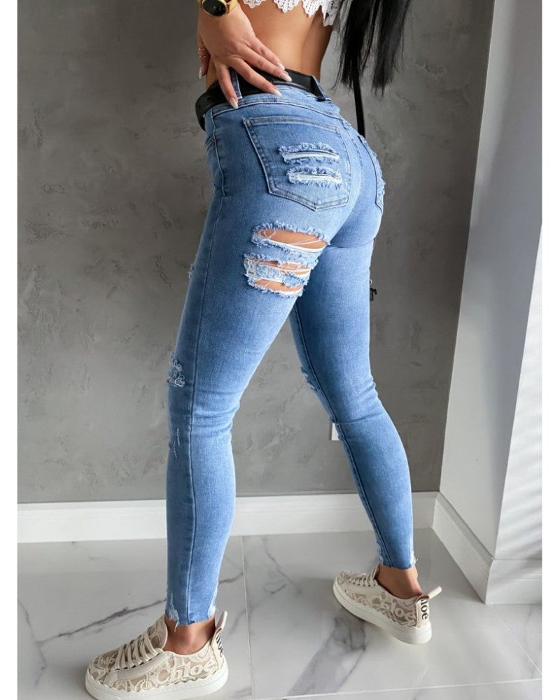 Ripped Slim Fit Skinny Jeans