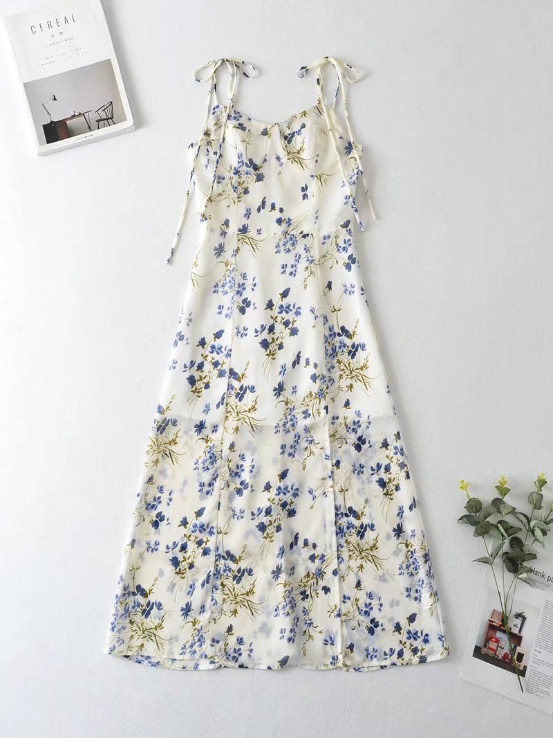 French Floral Dress